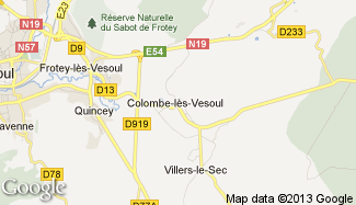 Plan de Colombe-lès-Vesoul