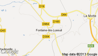 Plan de Fontaine-lès-Luxeuil