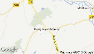 Plan de Gevigney-et-Mercey
