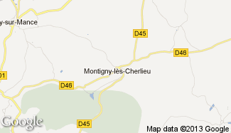 Plan de Montigny-lès-Cherlieu