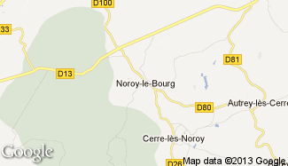 Plan de Noroy-le-Bourg