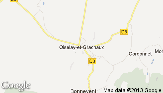Plan de Oiselay-et-Grachaux