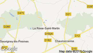 Plan de La Résie-Saint-Martin