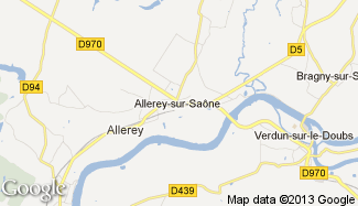 Plan de Allerey-sur-Saône