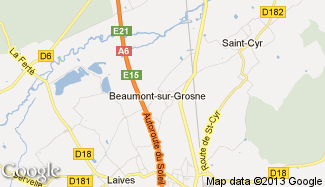 Plan de Beaumont-sur-Grosne