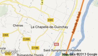 Plan de La Chapelle-de-Guinchay