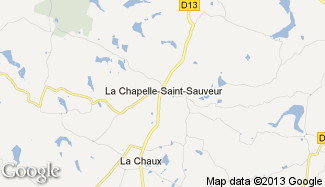 Plan de La Chapelle-Saint-Sauveur