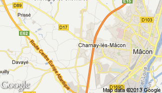 Plan de Charnay-lès-Mâcon