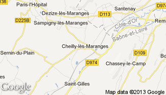 Plan de Cheilly-lès-Maranges