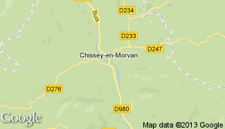 Plan de Chissey-en-Morvan