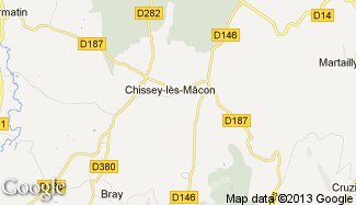 Plan de Chissey-lès-Mâcon