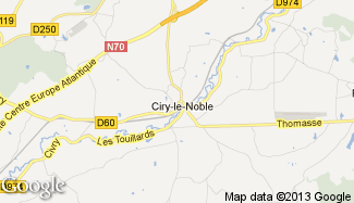 Plan de Ciry-le-Noble
