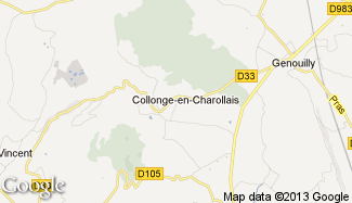 Plan de Collonge-en-Charollais