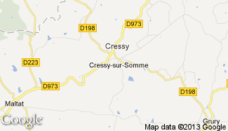 Plan de Cressy-sur-Somme