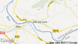 Plan de Gilly-sur-Loire