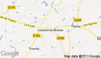 Plan de Lessard-en-Bresse