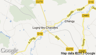 Plan de Lugny-lès-Charolles