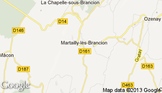 Plan de Martailly-lès-Brancion