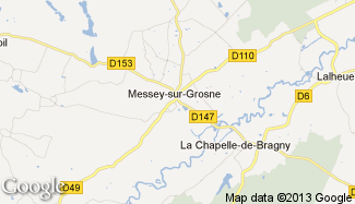 Plan de Messey-sur-Grosne