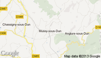 Plan de Mussy-sous-Dun