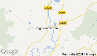 Plan de Rigny-sur-Arroux