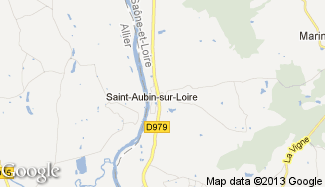 Plan de Saint-Aubin-sur-Loire