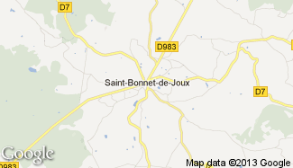 Plan de Saint-Bonnet-de-Joux