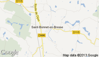 Plan de Saint-Bonnet-en-Bresse
