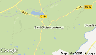 Plan de Saint-Didier-sur-Arroux