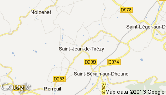 Plan de Saint-Jean-de-Trézy