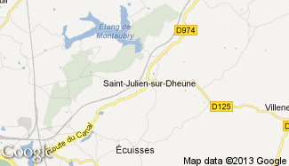 Plan de Saint-Julien-sur-Dheune