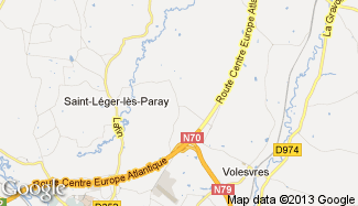 Plan de Saint-Léger-lès-Paray