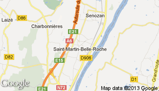 Plan de Saint-Martin-Belle-Roche