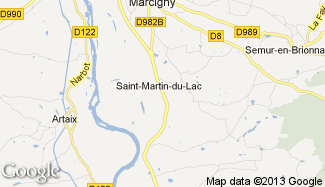 Plan de Saint-Martin-du-Lac