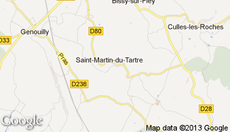 Plan de Saint-Martin-du-Tartre