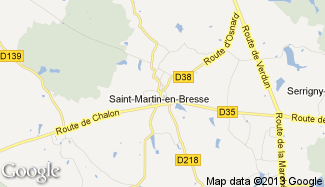 Plan de Saint-Martin-en-Bresse
