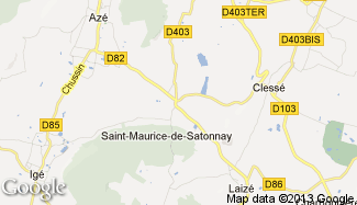Plan de Saint-Maurice-de-Satonnay