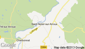 Plan de Saint-Nizier-sur-Arroux