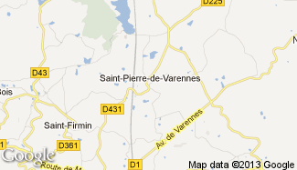 Plan de Saint-Pierre-de-Varennes