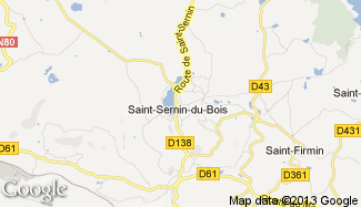 Plan de Saint-Sernin-du-Bois