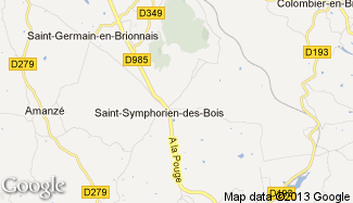 Plan de Saint-Symphorien-des-Bois