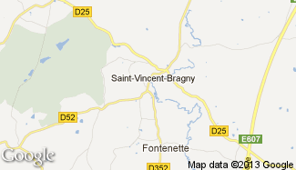 Plan de Saint-Vincent-Bragny