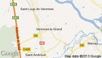 Plan de Varennes-le-Grand