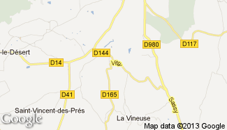 Plan de Vitry-lès-Cluny