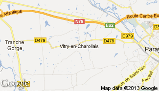 Plan de Vitry-en-Charollais