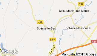 Plan de Boëssé-le-Sec