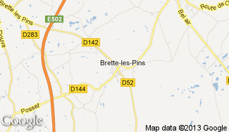 Plan de Brette-les-Pins