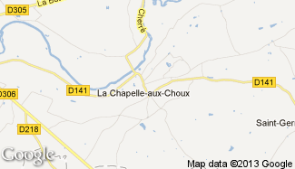 Plan de La Chapelle-aux-Choux