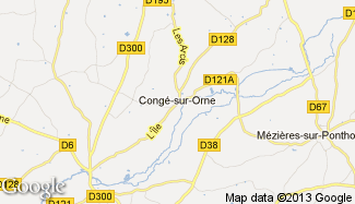 Plan de Congé-sur-Orne