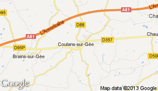 Plan de Coulans-sur-Gée